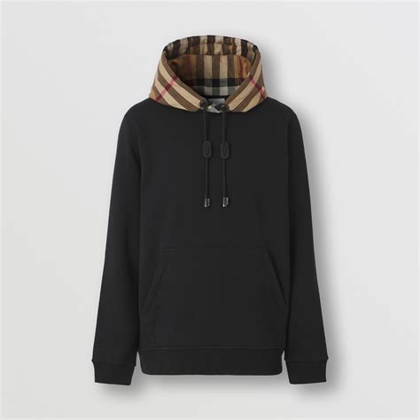 burberry check hoodie mens|Burberry sweatshirt men 5th off.